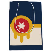 Vlag van Tulsa, Oklahoma Medium Cadeauzakje (Voorkant)