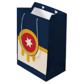Vlag van Tulsa, Oklahoma Medium Cadeauzakje (Achterkant Gekanteld)