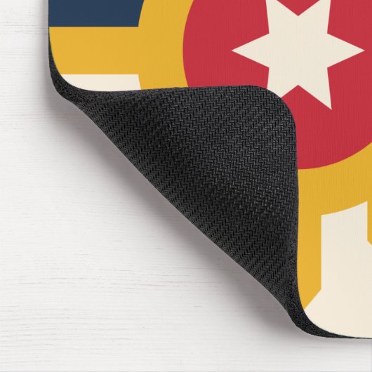 Vlag van Tulsa (Oklahoma) Muismat (Hoek)