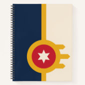 Vlag van Tulsa (Oklahoma) Notitieboek (Voorkant)
