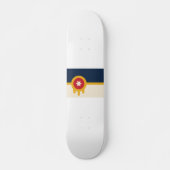 Vlag van Tulsa, Oklahoma Persoonlijk Skateboard (Voorkant)