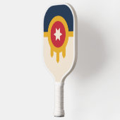 Vlag van Tulsa, Oklahoma Pickleball Paddle (Links)