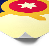 Vlag van Tulsa, Oklahoma Poster (Hoek)