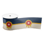 Vlag van Tulsa (Oklahoma) Satijnen Lint (Spoel)