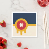 Vlag van Tulsa, Oklahoma Servet (Insitu)