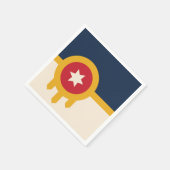 Vlag van Tulsa, Oklahoma Servet (Hoek)