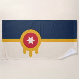 Vlag van Tulsa (Oklahoma) Strandlaken