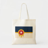 Vlag van Tulsa (Oklahoma) Tote Bag (Voorkant)