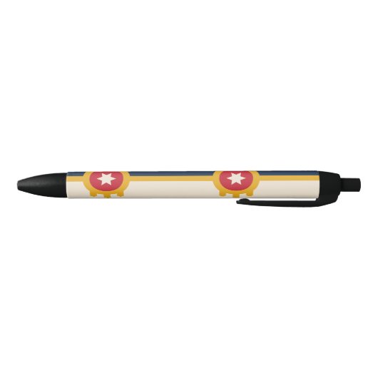 Vlag van Tulsa (Oklahoma) Zwarte Inkt Pen (Bodem)