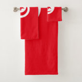 Vlag van Tunesië Bad Handdoek (Insitu)