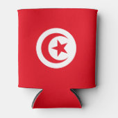 Vlag van Tunesië Blikjeskoeler (Voorkant)