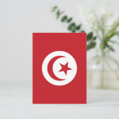 Vlag van Tunesië Briefkaart (Staand voorkant)