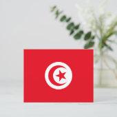 Vlag van Tunesië Briefkaart (Staand voorkant)