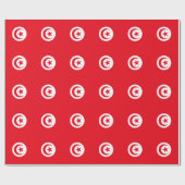 Vlag van Tunesië Cadeaupapier (Vlak)