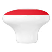 Vlag van Tunesië Keramische Knop (Zijkant)