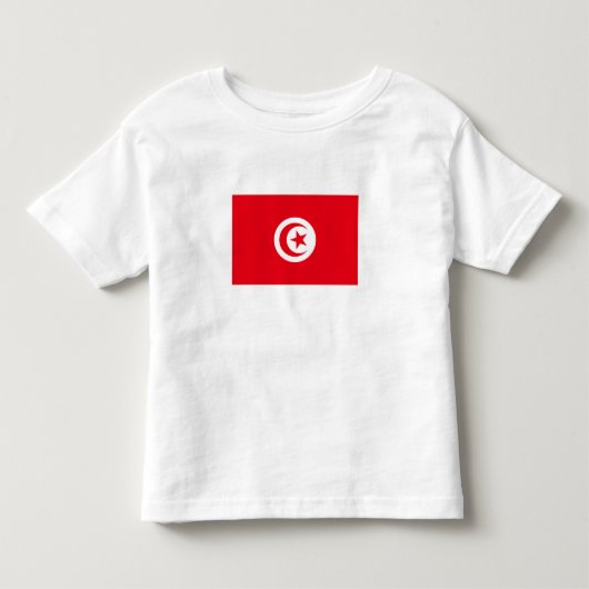 Vlag van Tunesië Kinder Shirts (Voorkant)