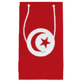 Vlag van Tunesië Klein Cadeauzakje (Voorkant)