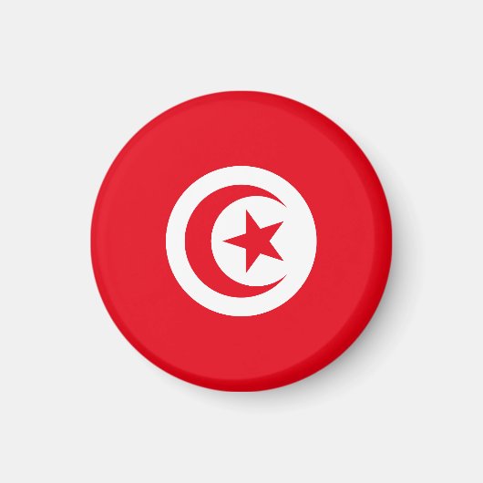 Vlag van Tunesië Magneet (Voorkant)