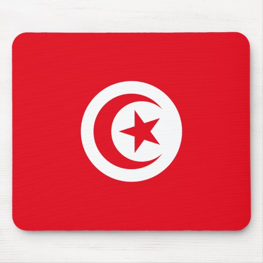Vlag van Tunesië Muismat (Voorkant)