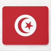 Vlag van Tunesië Muismat (Voorkant)