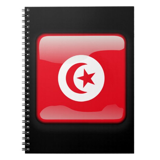 vlag van Tunesië Notitieboek (Voorkant)
