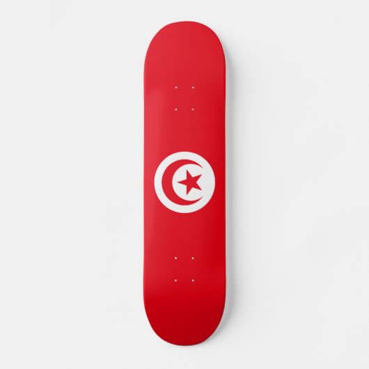 Vlag van Tunesië Persoonlijk Skateboard (Voorkant)