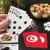 Vlag van Tunesië Pokerkaarten (Insitu)