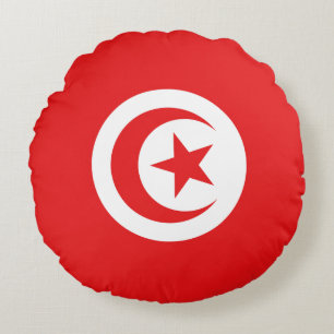 Vlag van Tunesië Rond Kussen