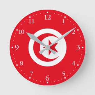 Vlag van Tunesië Ronde Klok