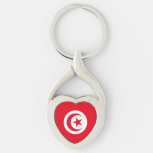 Vlag van Tunesië Sleutelhanger