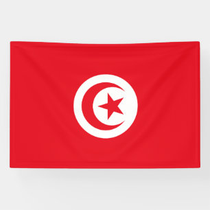Vlag van Tunesië Spandoek