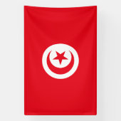 Vlag van Tunesië Spandoek (Verticaal)