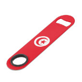 Vlag van Tunesië Speed Flessenopener (Achterkant Gekanteld)