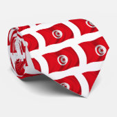vlag van Tunesië Stropdas (Opgerold)