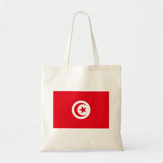 Vlag van Tunesië Tote Bag (Voorkant)