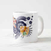 Vlag van Turken en Caicoseilanden Grote Koffiekop (Voorkant rechts)