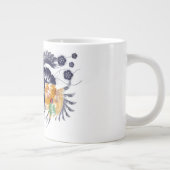 Vlag van Turken en Caicoseilanden Grote Koffiekop (Rechts)