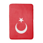 Vlag van Turkije Badmat (Voorkant Verticaal)