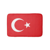 Vlag van Turkije Badmat (Voorkant)