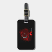 Vlag van Turkije Bagagelabel (Voorkant verticaal)