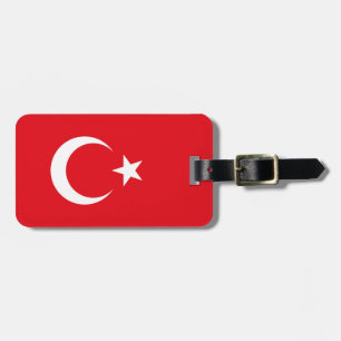 Vlag van Turkije Bagagelabel
