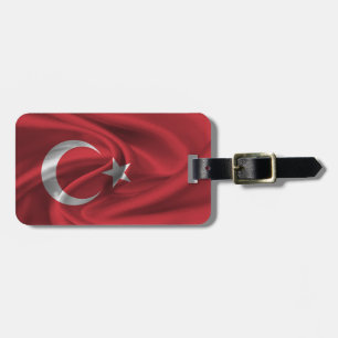 Vlag van Turkije Bagagelabel