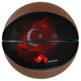 Vlag van Turkije Basketbal