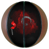 Vlag van Turkije Basketbal (Verticaal)
