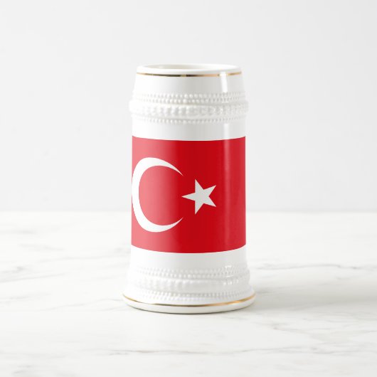 Vlag van Turkije Bierpul (Center)