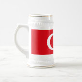 Vlag van Turkije Bierpul (Links)