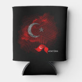 Vlag van Turkije Blikjeskoeler (Voorkant)