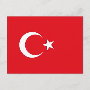 Vlag van Turkije Briefkaart