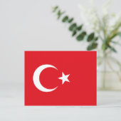 Vlag van Turkije Briefkaart (Staand voorkant)