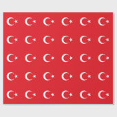 Vlag van Turkije Cadeaupapier (Vlak)